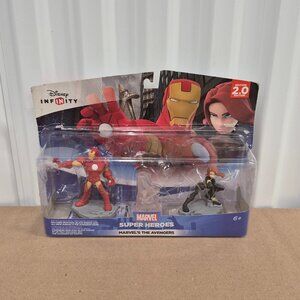 Disney Infinity Marvel Super Heroes Iron Man Black Widow NOB
